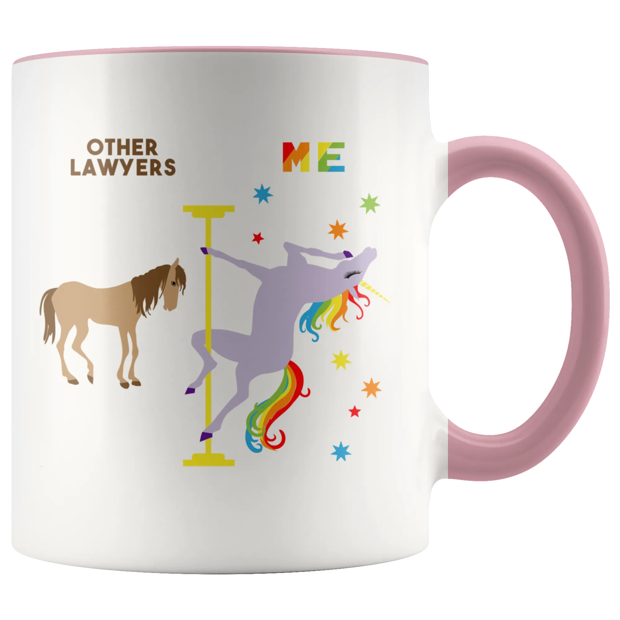 Lawyer Gift for Lawyer Mug Attorney Gift Law School Graduation Gift Future Lawyer Coffee Cup Pole Dancing Unicorn