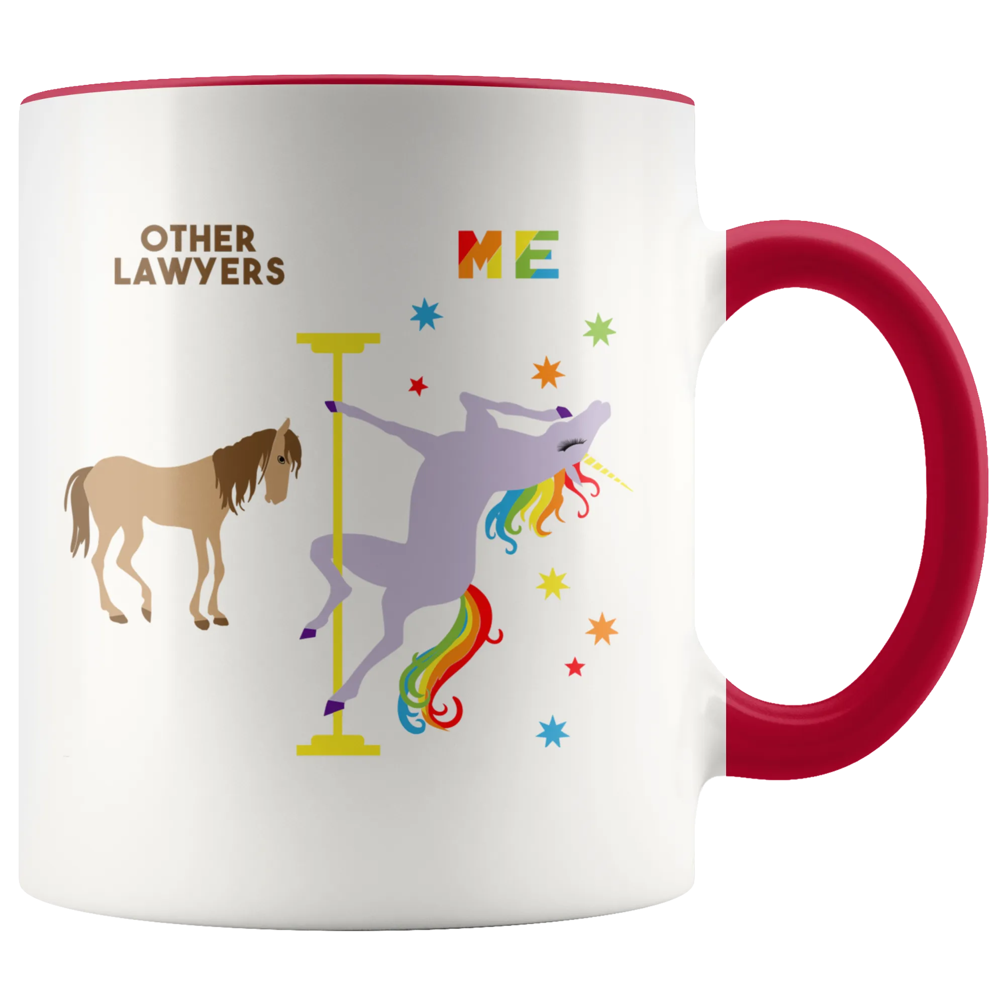 Lawyer Gift for Lawyer Mug Attorney Gift Law School Graduation Gift Future Lawyer Coffee Cup Pole Dancing Unicorn