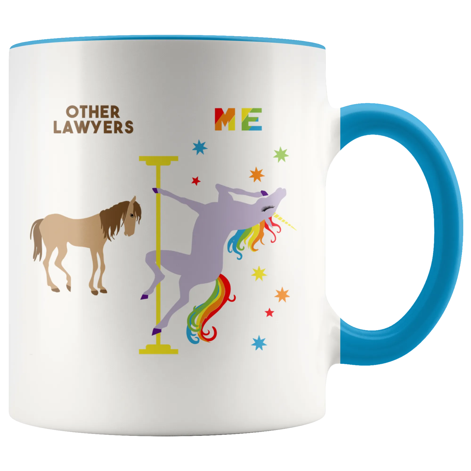 Lawyer Gift for Lawyer Mug Attorney Gift Law School Graduation Gift Future Lawyer Coffee Cup Pole Dancing Unicorn