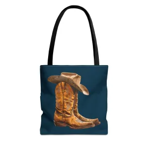 Legendary Lone Star Cowboy Tote Bag - Carry a piece of the West wherever you go! Available in 3 sizes.