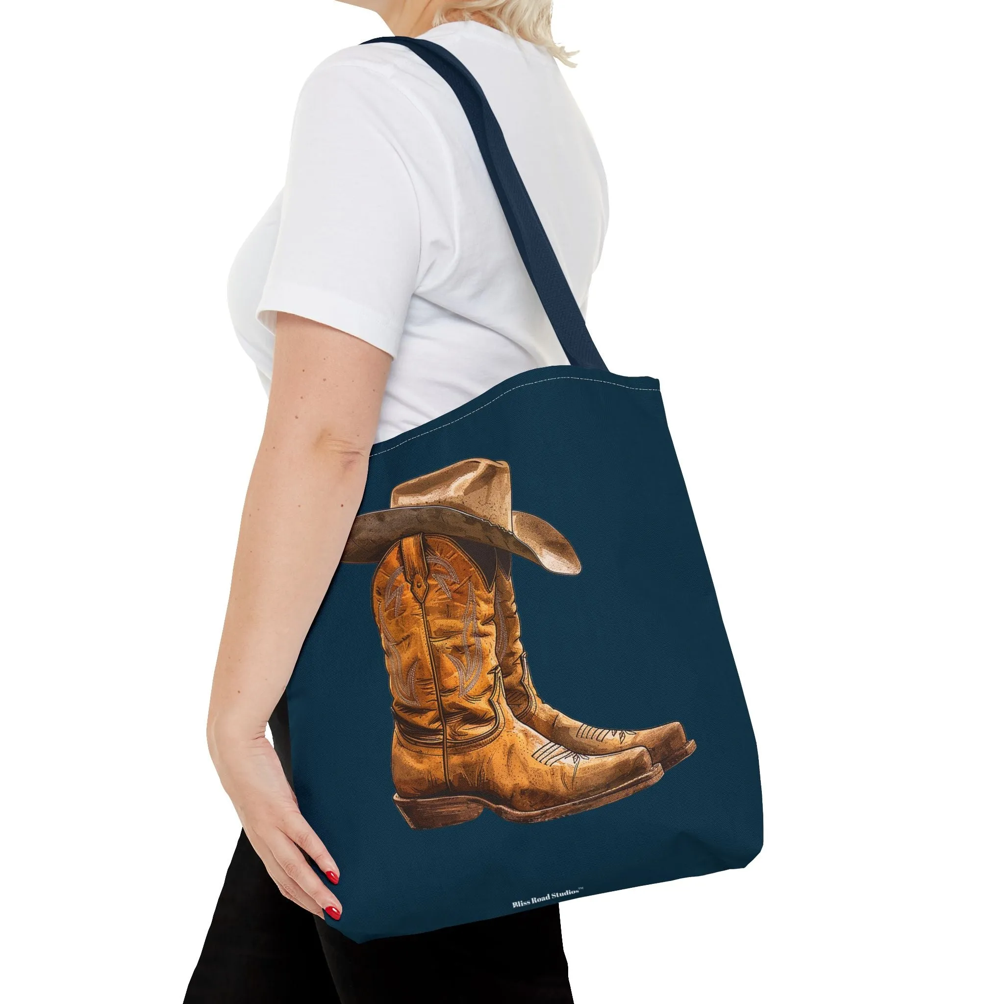 Legendary Lone Star Cowboy Tote Bag - Carry a piece of the West wherever you go! Available in 3 sizes.