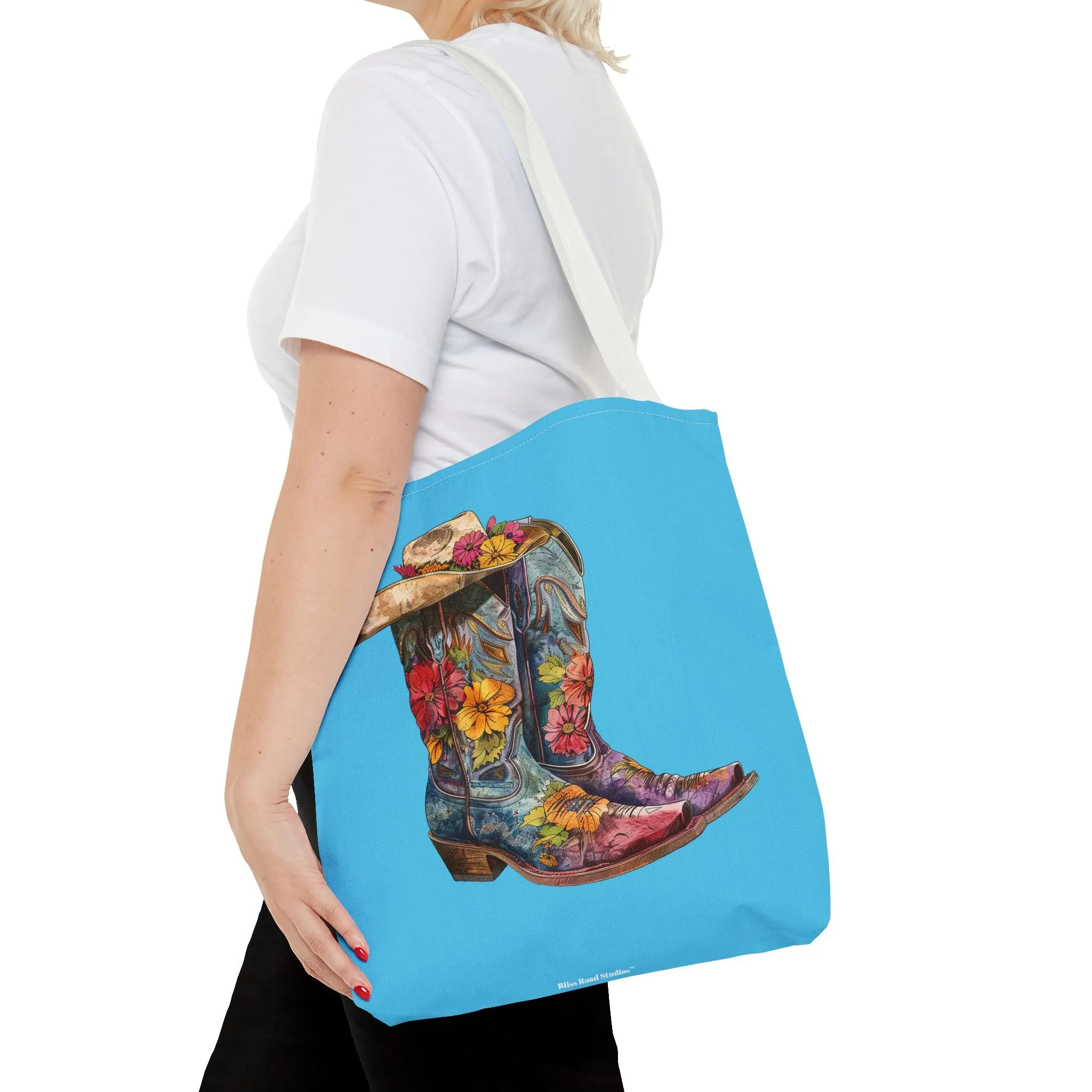 Legendary Lone Star Cowgirl Tote Bag - Step into Western Elegance! Available in 3 sizes.