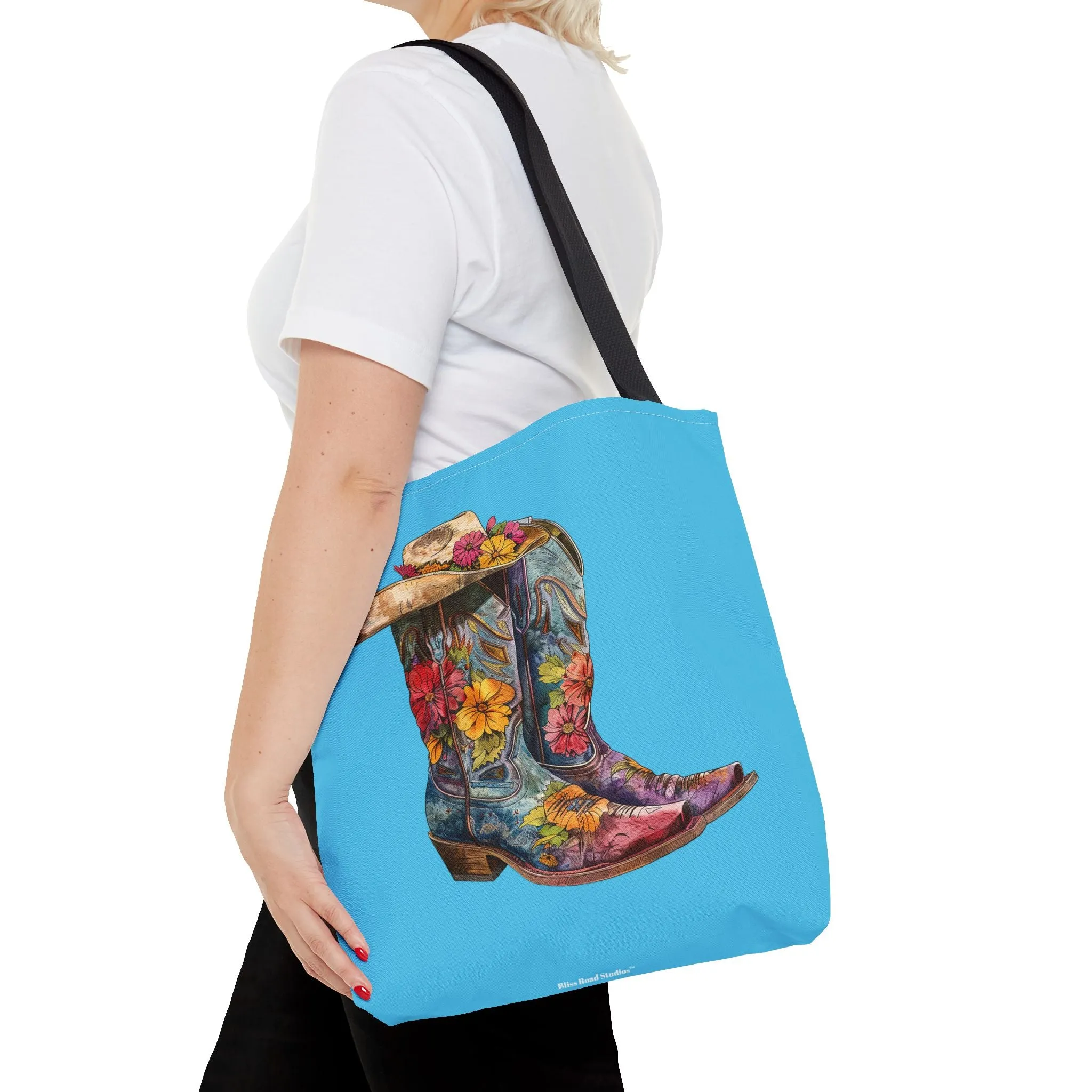 Legendary Lone Star Cowgirl Tote Bag - Step into Western Elegance! Available in 3 sizes.