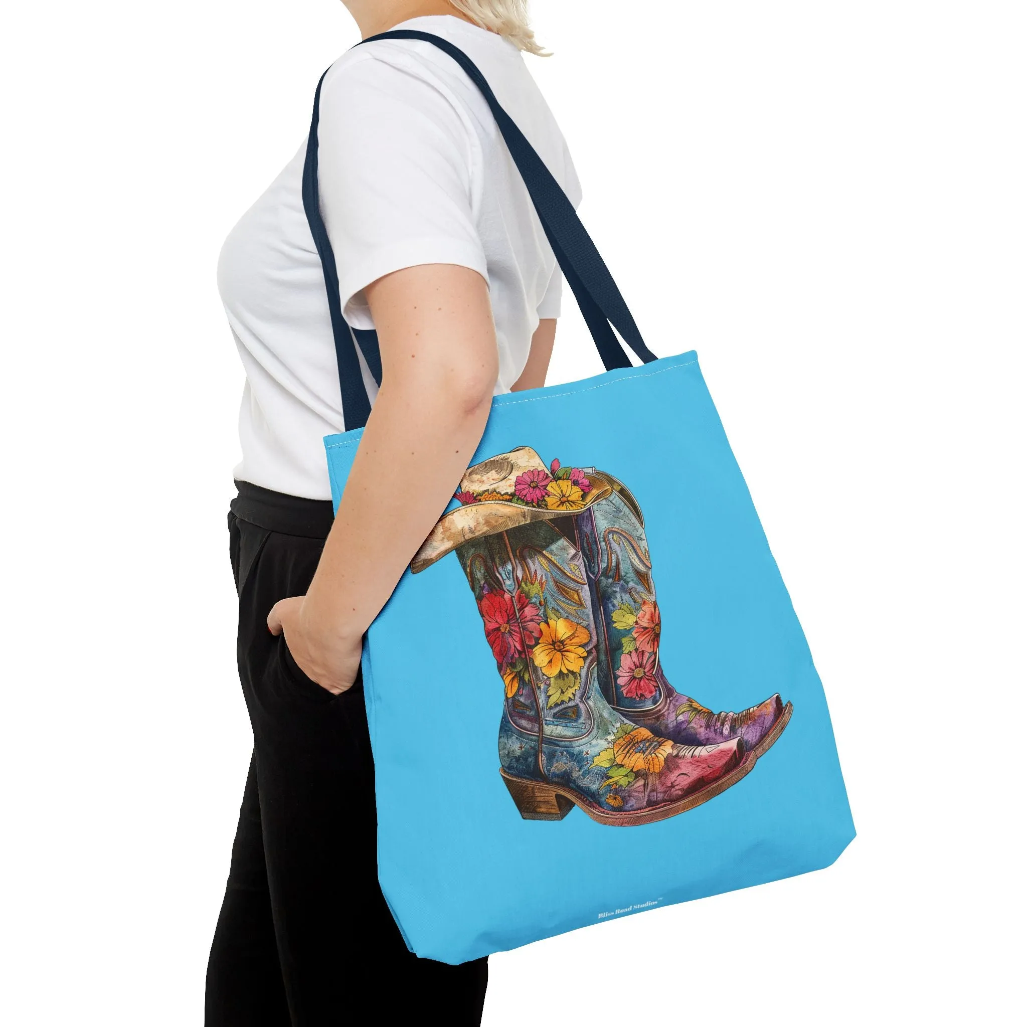 Legendary Lone Star Cowgirl Tote Bag - Step into Western Elegance! Available in 3 sizes.