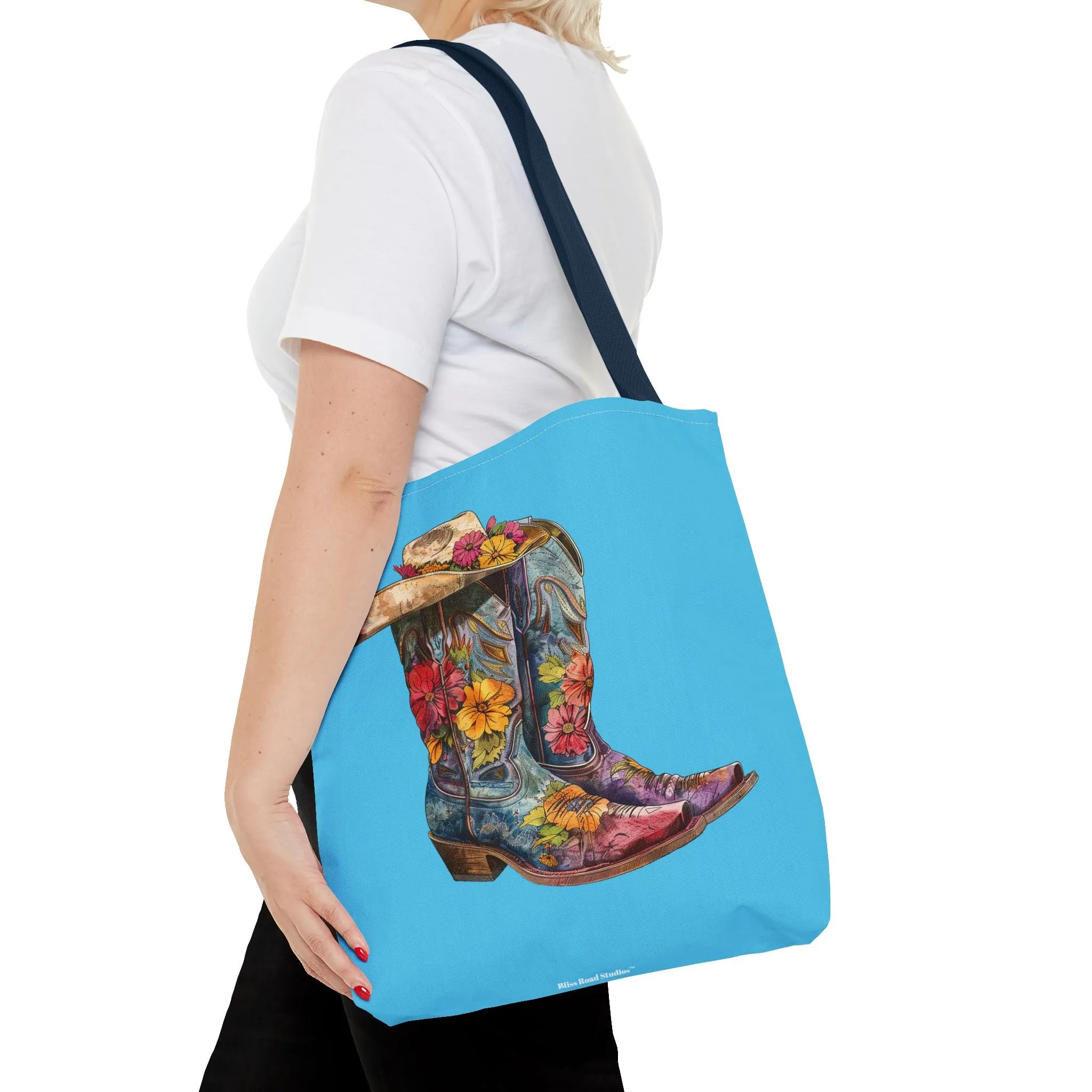 Legendary Lone Star Cowgirl Tote Bag - Step into Western Elegance! Available in 3 sizes.