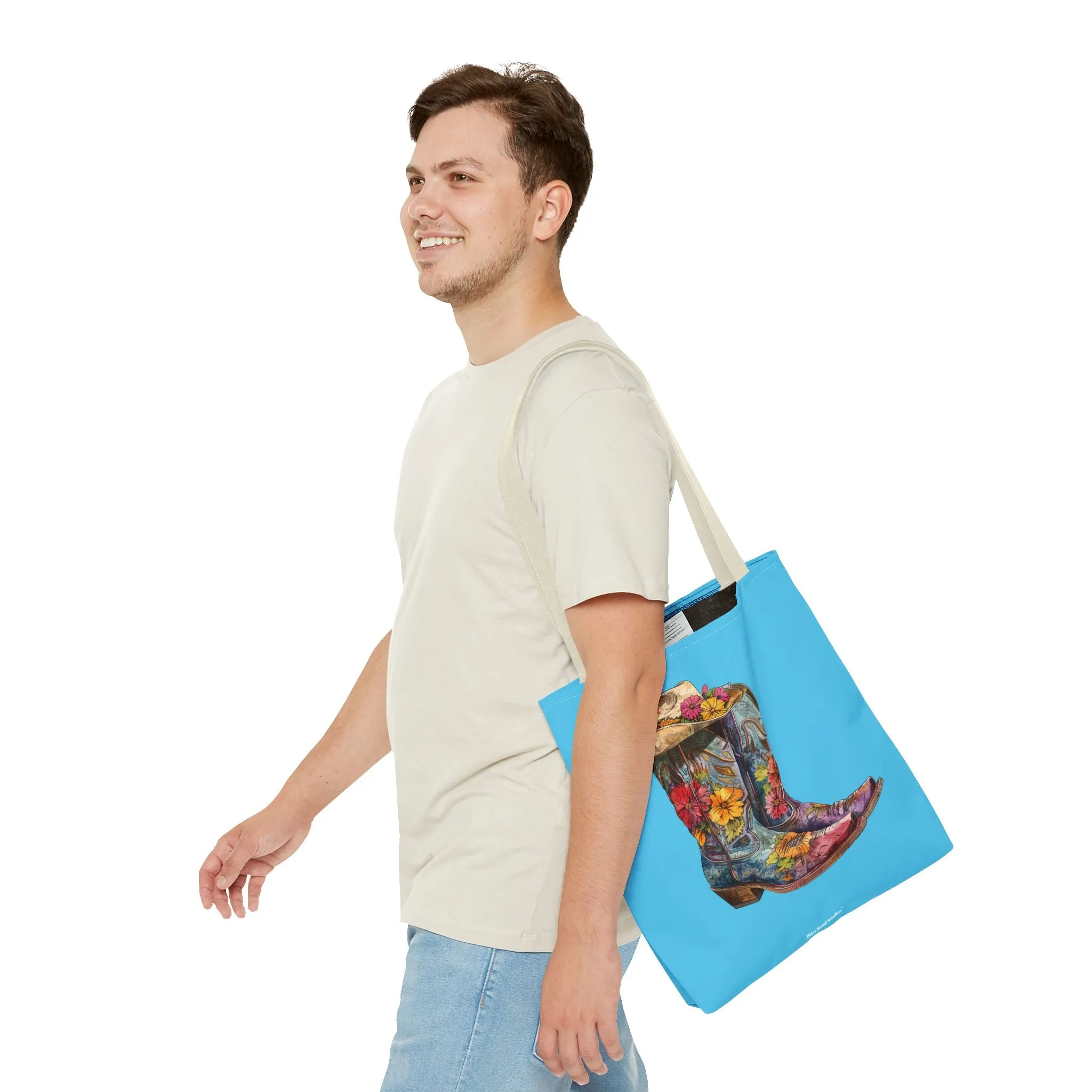 Legendary Lone Star Cowgirl Tote Bag - Step into Western Elegance! Available in 3 sizes.