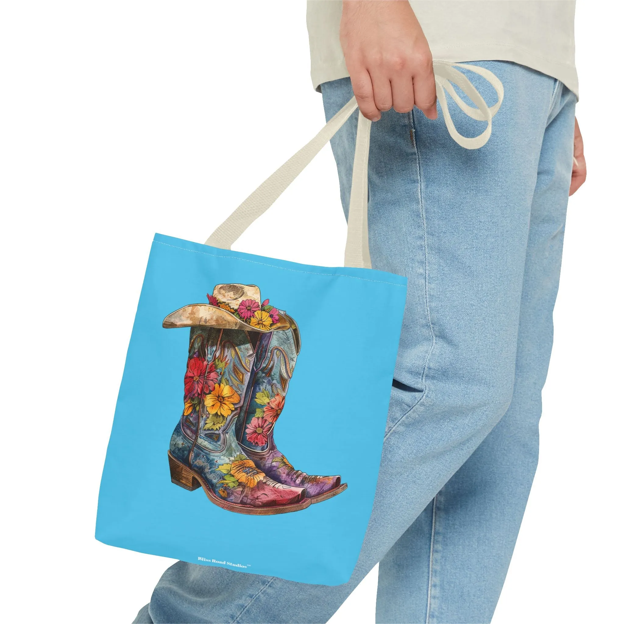 Legendary Lone Star Cowgirl Tote Bag - Step into Western Elegance! Available in 3 sizes.