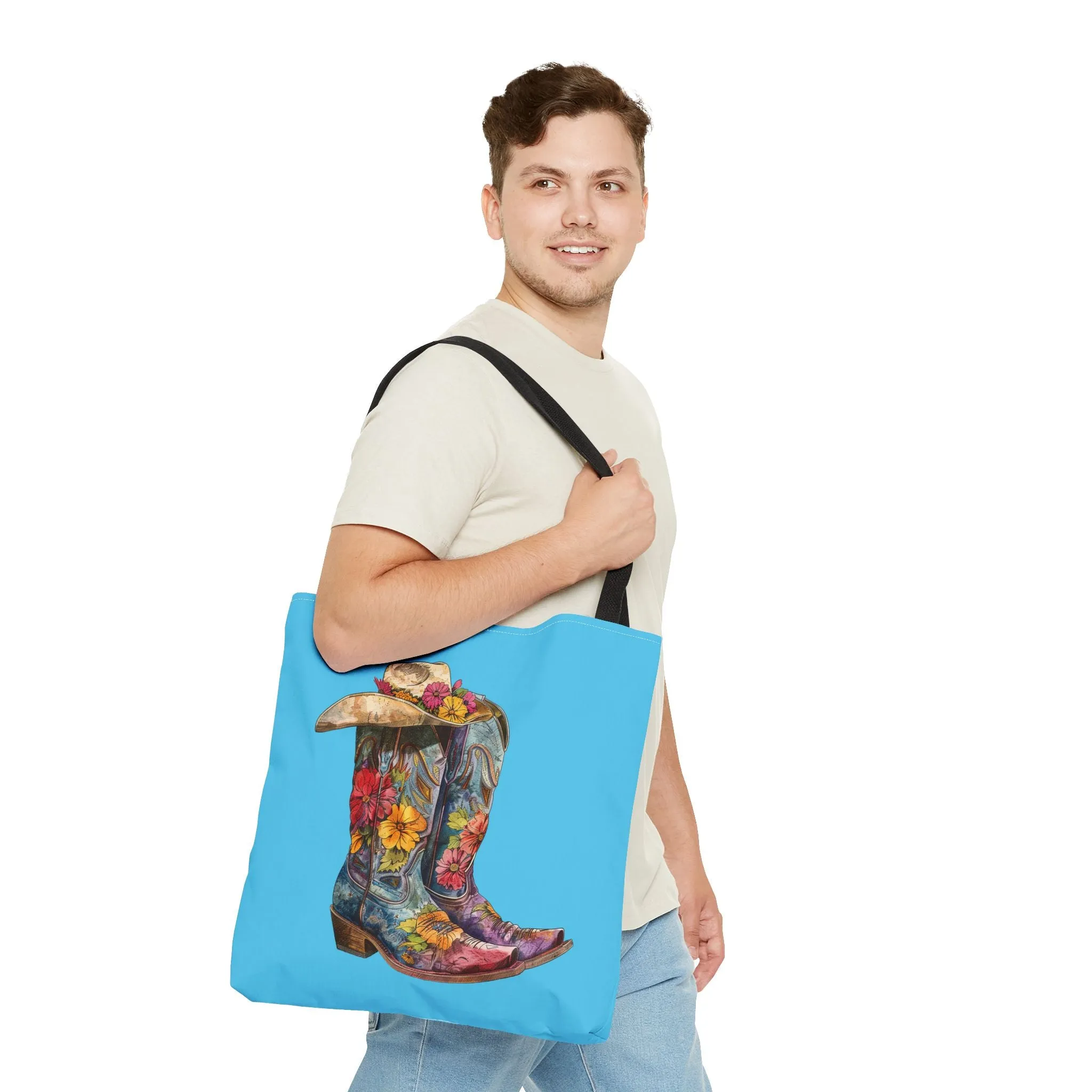 Legendary Lone Star Cowgirl Tote Bag - Step into Western Elegance! Available in 3 sizes.