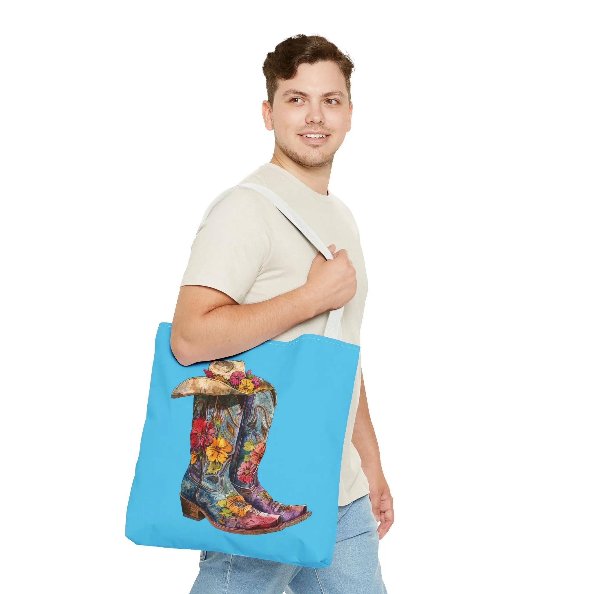 Legendary Lone Star Cowgirl Tote Bag - Step into Western Elegance! Available in 3 sizes.