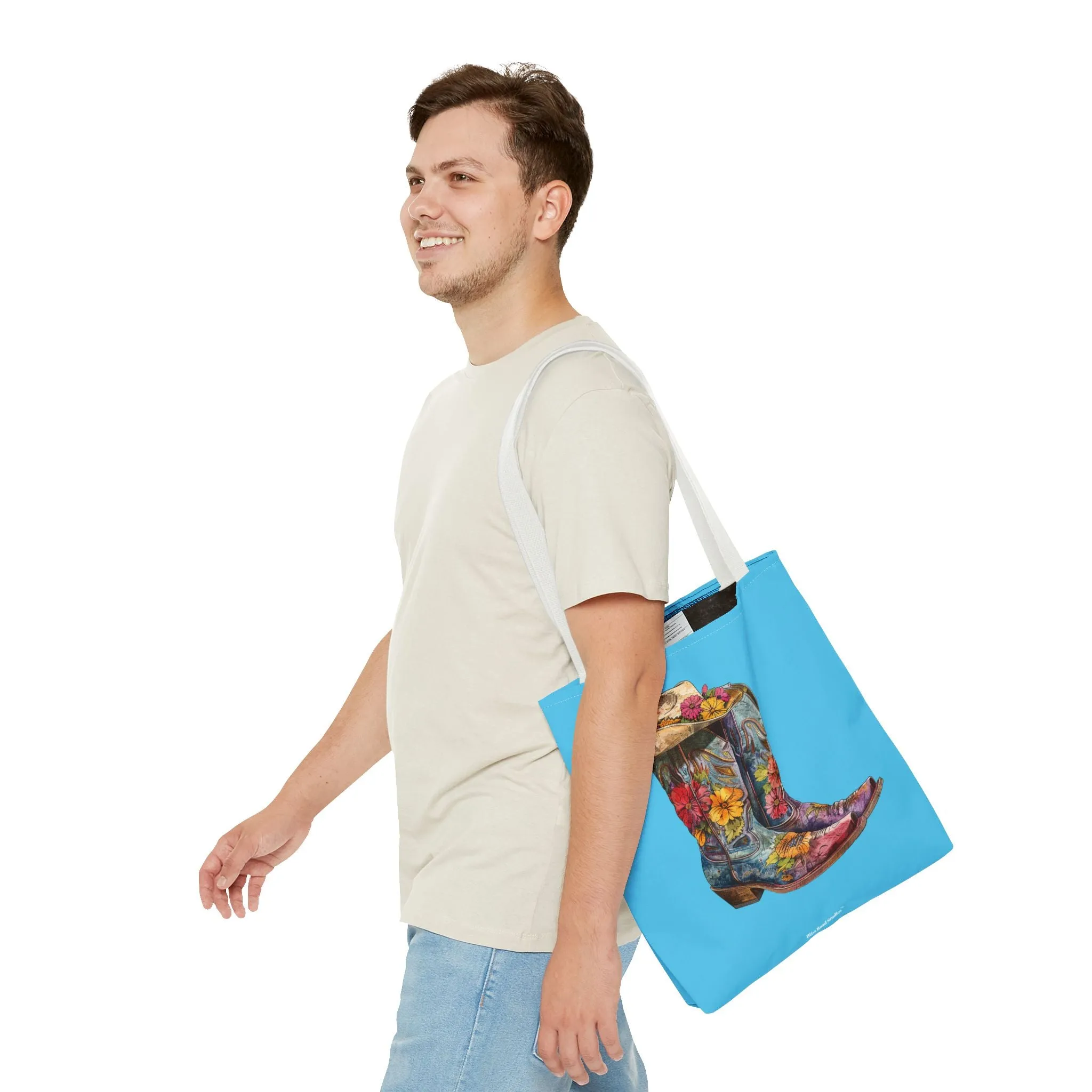 Legendary Lone Star Cowgirl Tote Bag - Step into Western Elegance! Available in 3 sizes.