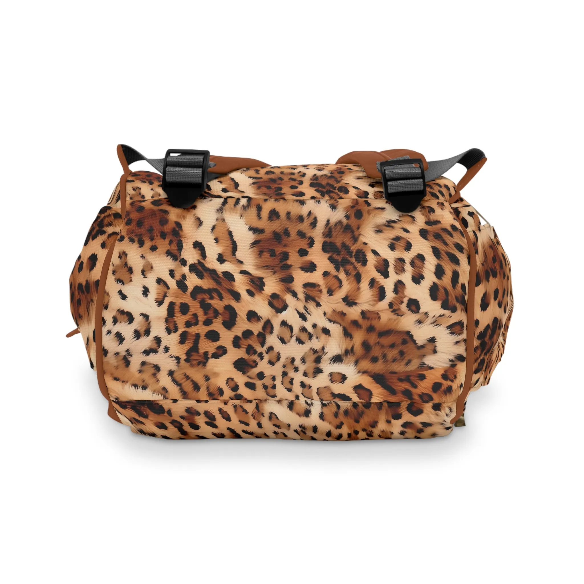 Leopard Print Diaper Backpack - Bold & Stylish Baby Bag with Trendy Leopard Patterns, Perfect for Adventurous Parents