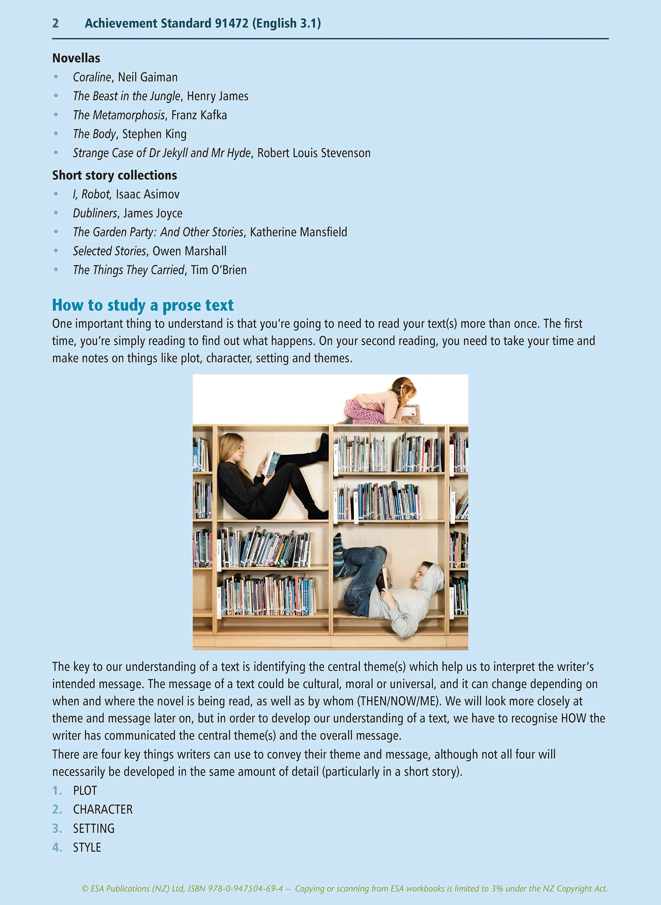 Level 3 Response to Written Texts 3.1 Learning Workbook