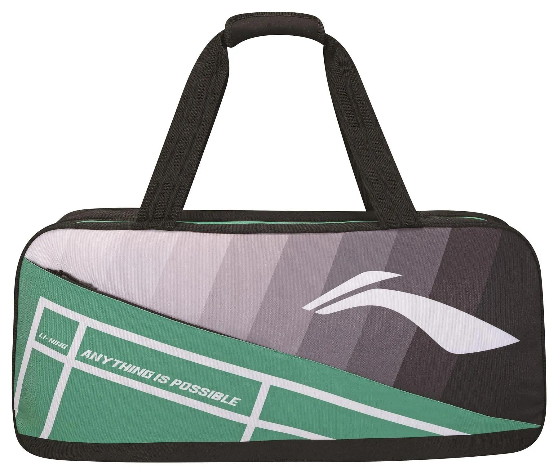 Li-Ning Court Plus Badminton Duffle Bag - Black / White / Green