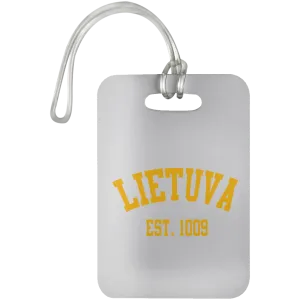 Lietuva Est. 1009 - Luggage Bag Tag