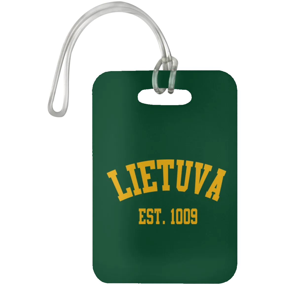 Lietuva Est. 1009 - Luggage Bag Tag