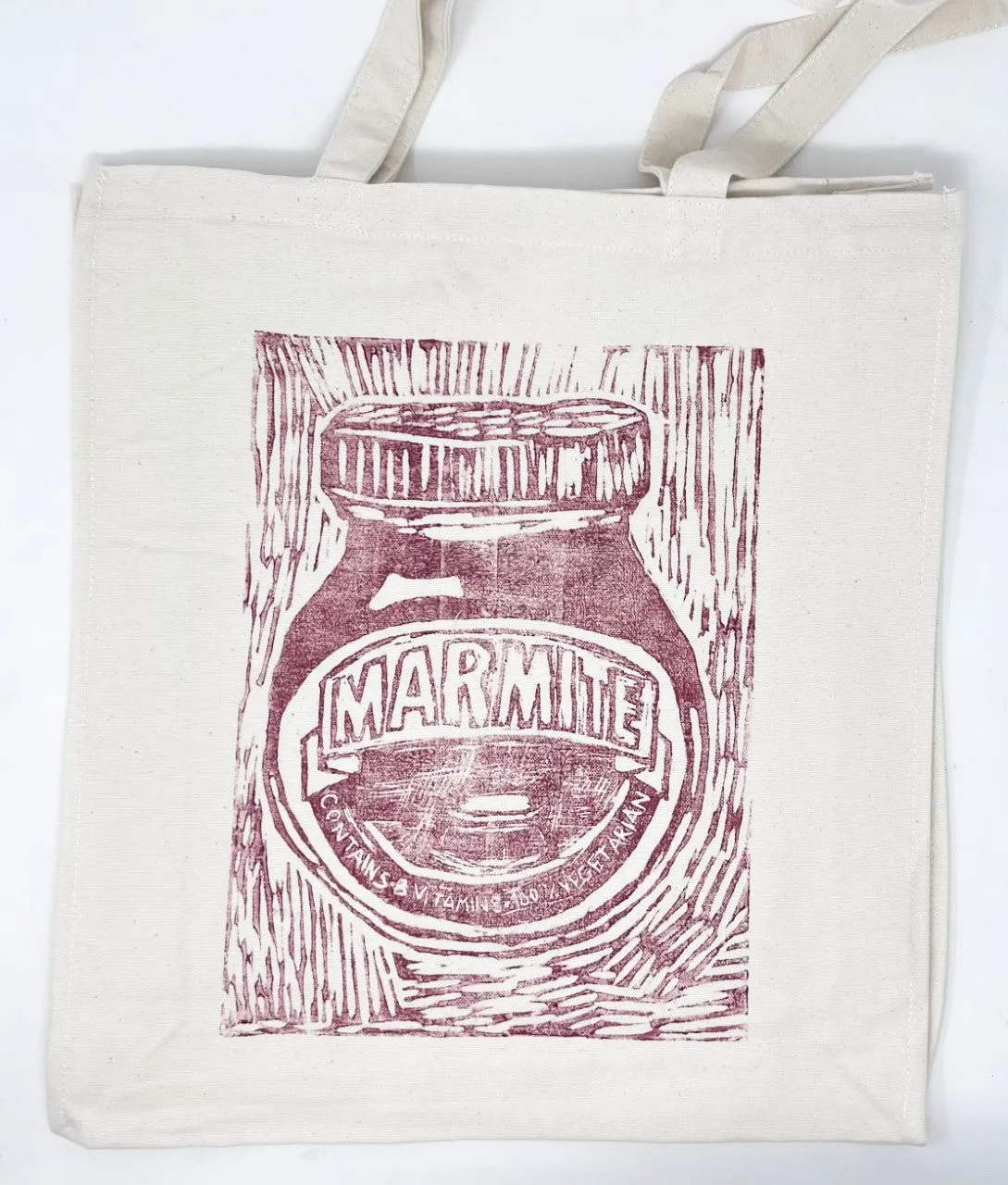 Lino Print Tote Bags