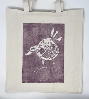 Lino Print Tote Bags