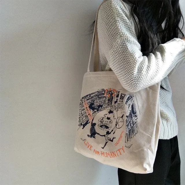 Live For Humanity Tote Bag