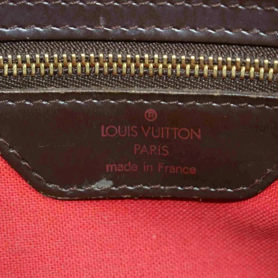 Louis Vuitton  Damier Ebene Chelsea Zip Tote 860978