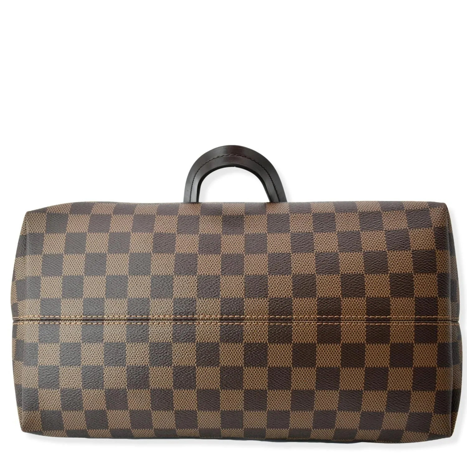LOUIS VUITTON Iena MM Damier Ebene Shoulder Bag Brown