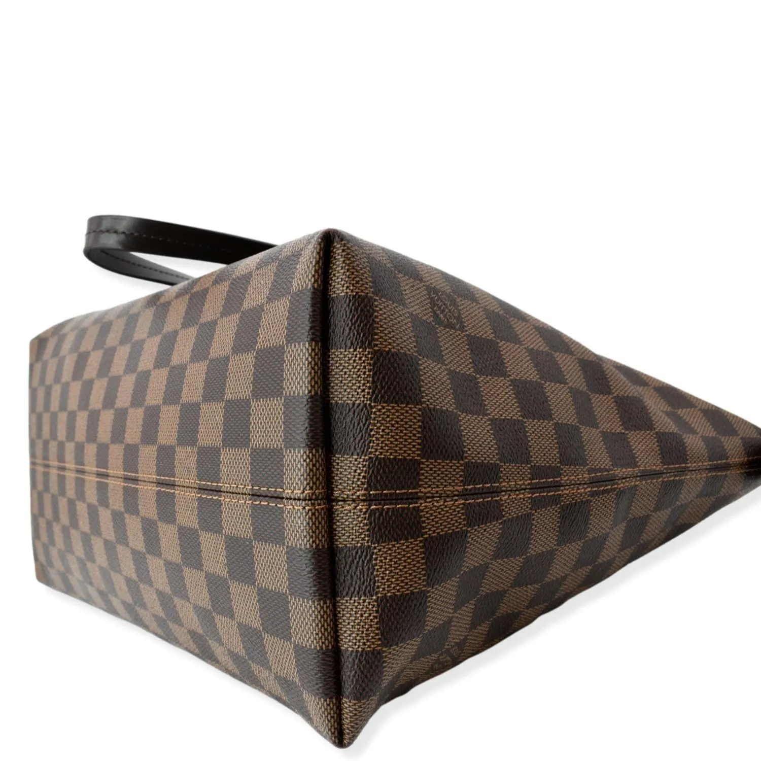 LOUIS VUITTON Iena MM Damier Ebene Shoulder Bag Brown