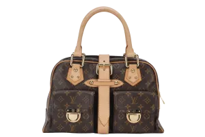 LOUIS VUITTON M40025 MANHATTAN GM MONOGRAM CANVAS GOLD HARDWARE WITH DUST COVER