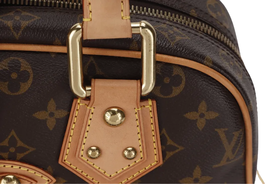 LOUIS VUITTON M40025 MANHATTAN GM MONOGRAM CANVAS GOLD HARDWARE WITH DUST COVER
