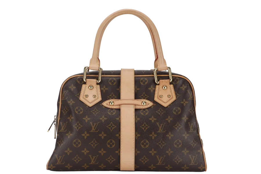 LOUIS VUITTON M40025 MANHATTAN GM MONOGRAM CANVAS GOLD HARDWARE WITH DUST COVER