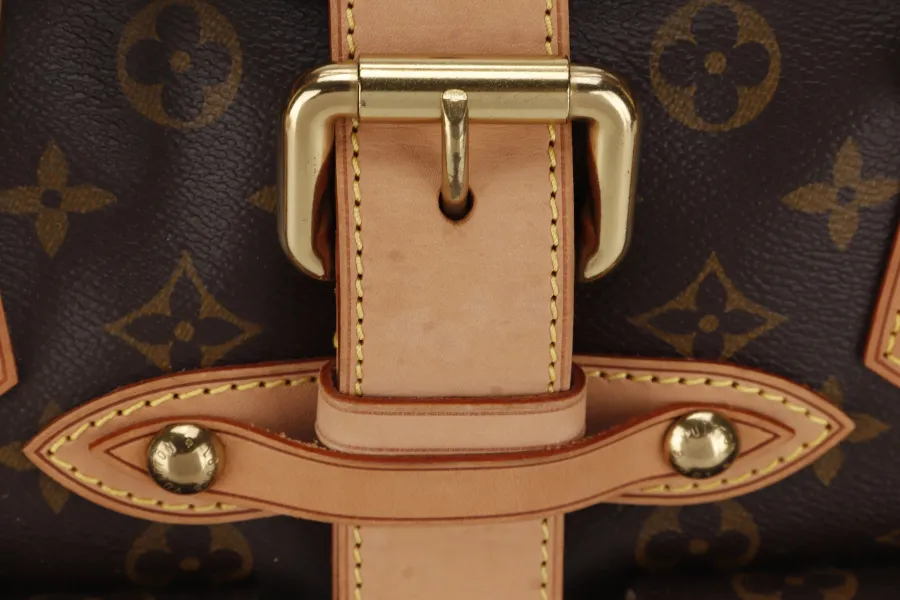 LOUIS VUITTON M40025 MANHATTAN GM MONOGRAM CANVAS GOLD HARDWARE WITH DUST COVER