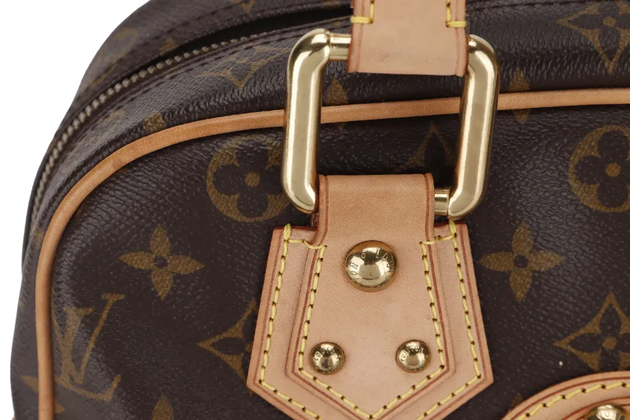 LOUIS VUITTON M40025 MANHATTAN GM MONOGRAM CANVAS GOLD HARDWARE WITH DUST COVER
