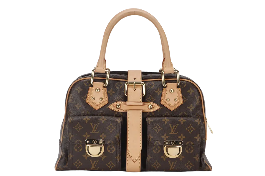 LOUIS VUITTON M40025 MANHATTAN GM MONOGRAM CANVAS GOLD HARDWARE WITH DUST COVER