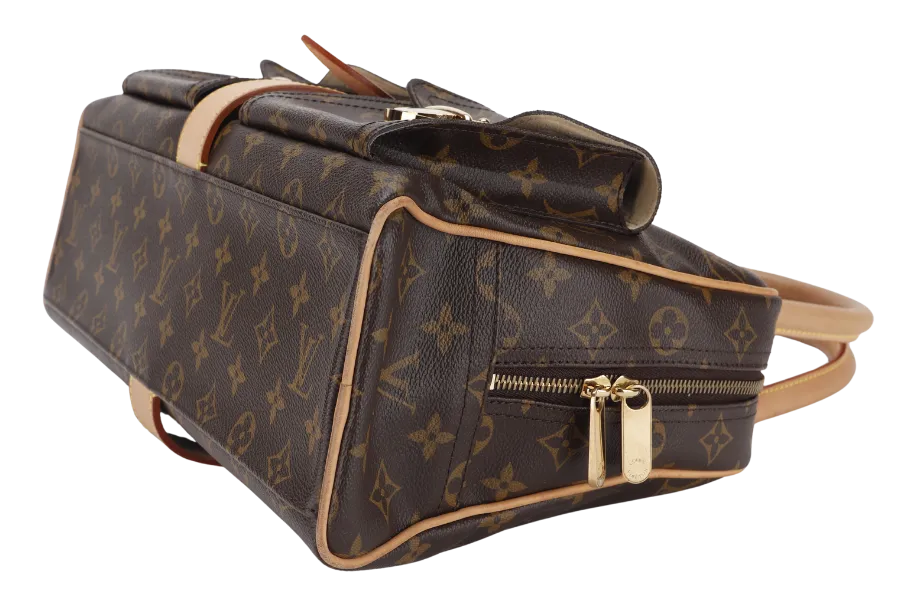 LOUIS VUITTON M40025 MANHATTAN GM MONOGRAM CANVAS GOLD HARDWARE WITH DUST COVER