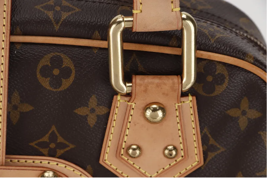 LOUIS VUITTON M40025 MANHATTAN GM MONOGRAM CANVAS GOLD HARDWARE WITH DUST COVER