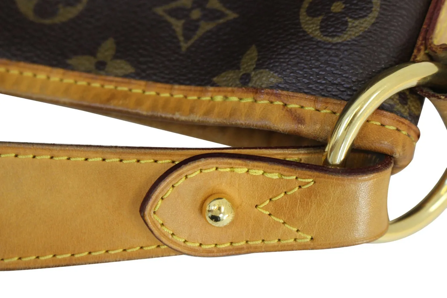 LOUIS VUITTON Monogram Canvas Delightful MM Shoulder Bag