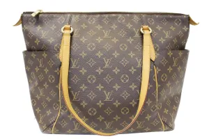LOUIS VUITTON Monogram Canvas Totally GM Shoulder Bag