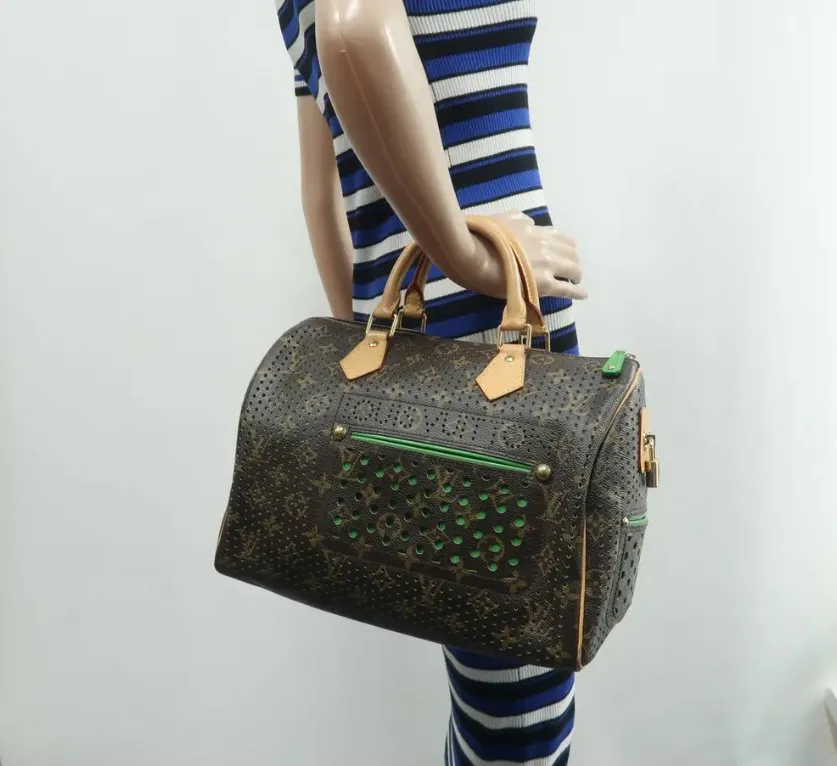 Louis Vuitton Speedy 30 Brown Monogram Canvas Hand Bag