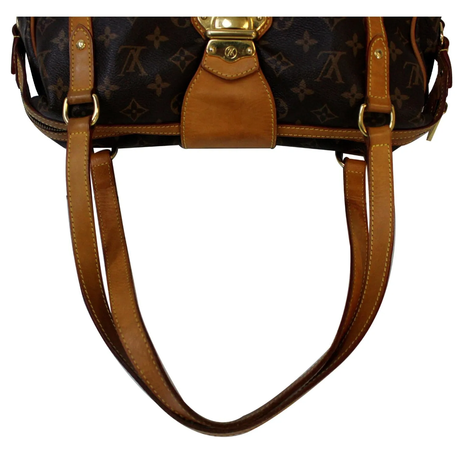 LOUIS VUITTON Stresa PM Monogram Canvas Shoulder Bag Brown