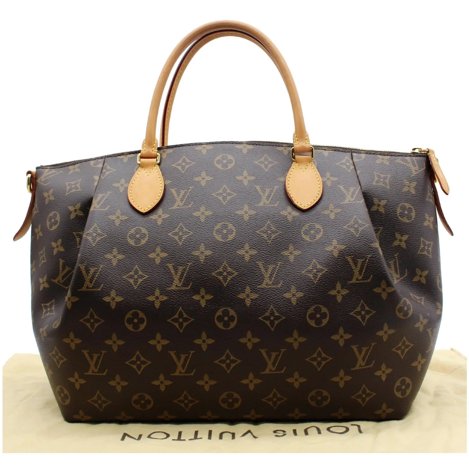 LOUIS VUITTON Turenne GM Monogram Canvas 2 Way Shoulder Bag Brown