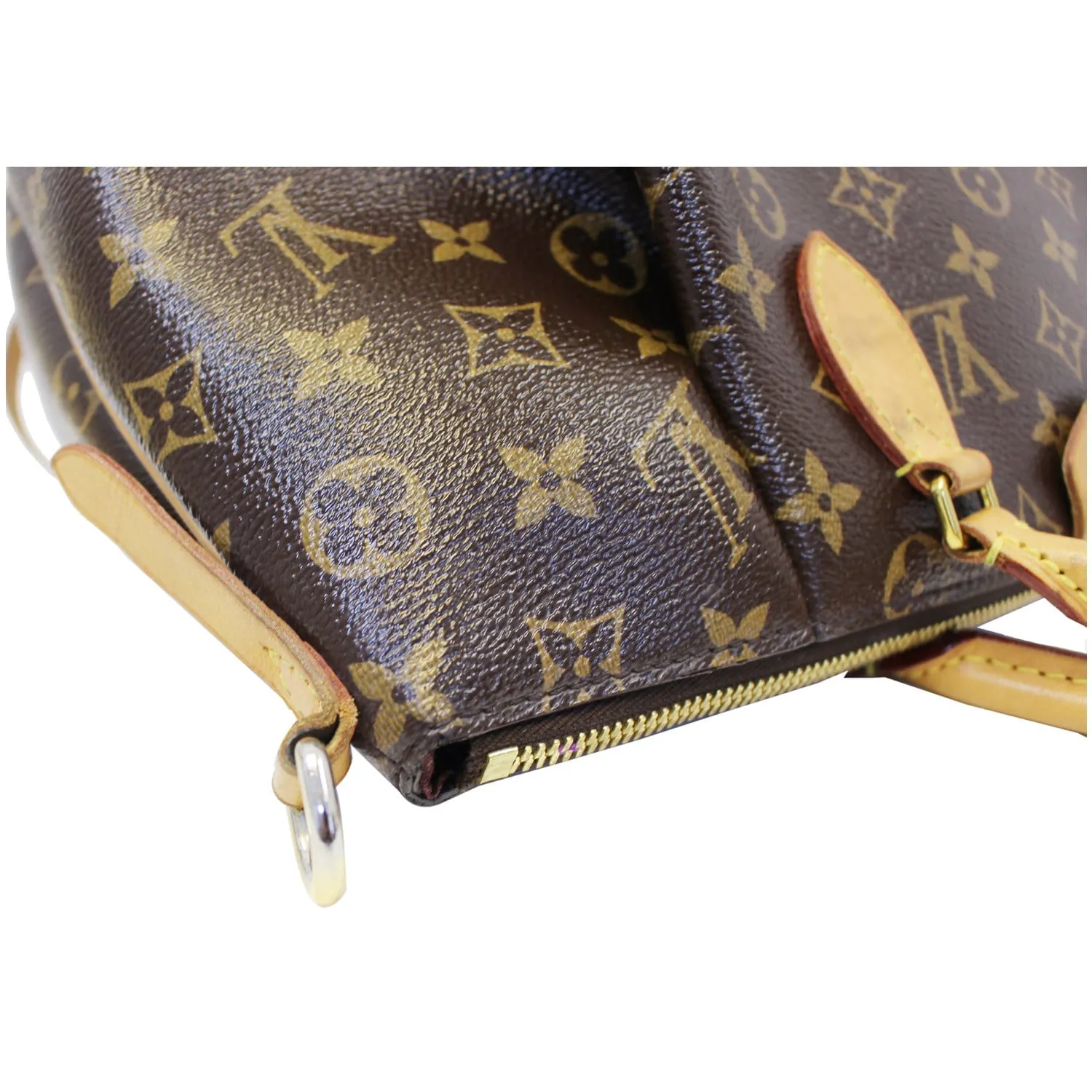 LOUIS VUITTON Turenne MM Monogram Canvas 2 Way Shoulder Bag Brown