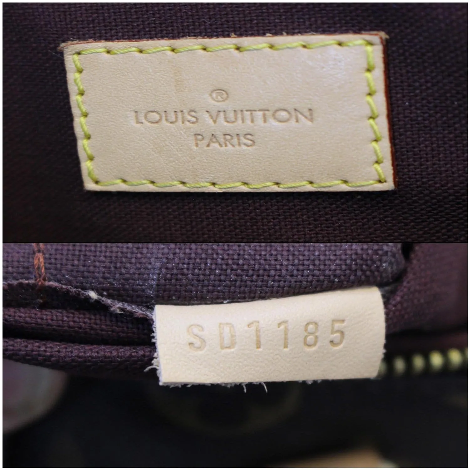 LOUIS VUITTON Turenne MM Monogram Canvas 2 Way Shoulder Handbag Brown