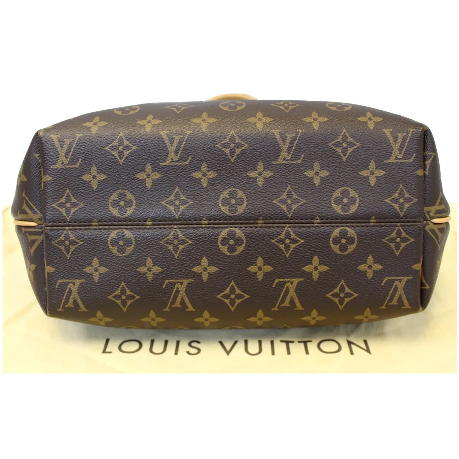 LOUIS VUITTON Turenne MM Monogram Canvas 2 Way Shoulder Handbag Brown