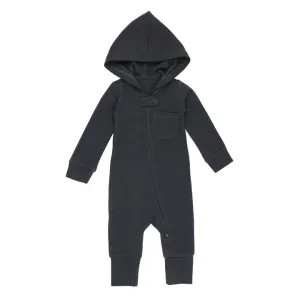 Lovedbaby - 2-Way Zipper Romper - Thermal - Coal