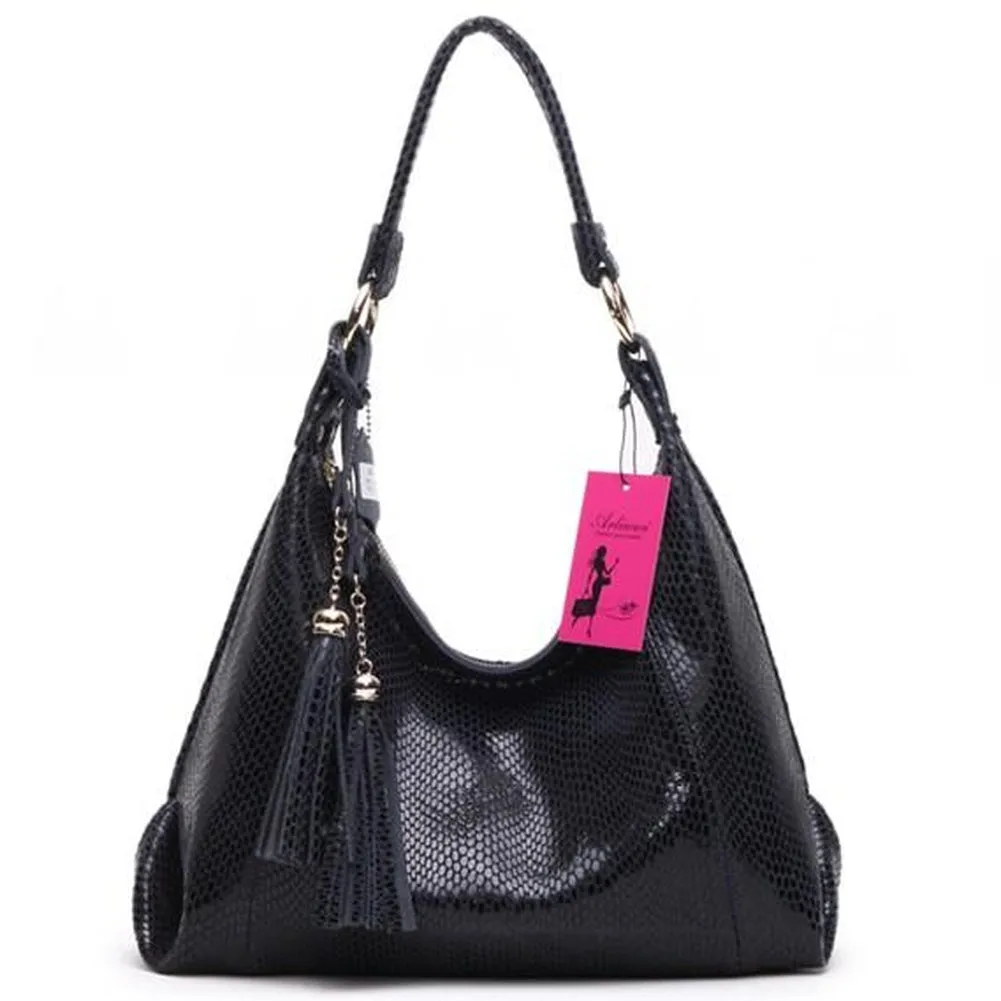 <bold>Hobo / Tote Bag  <br>Genuine-Leather