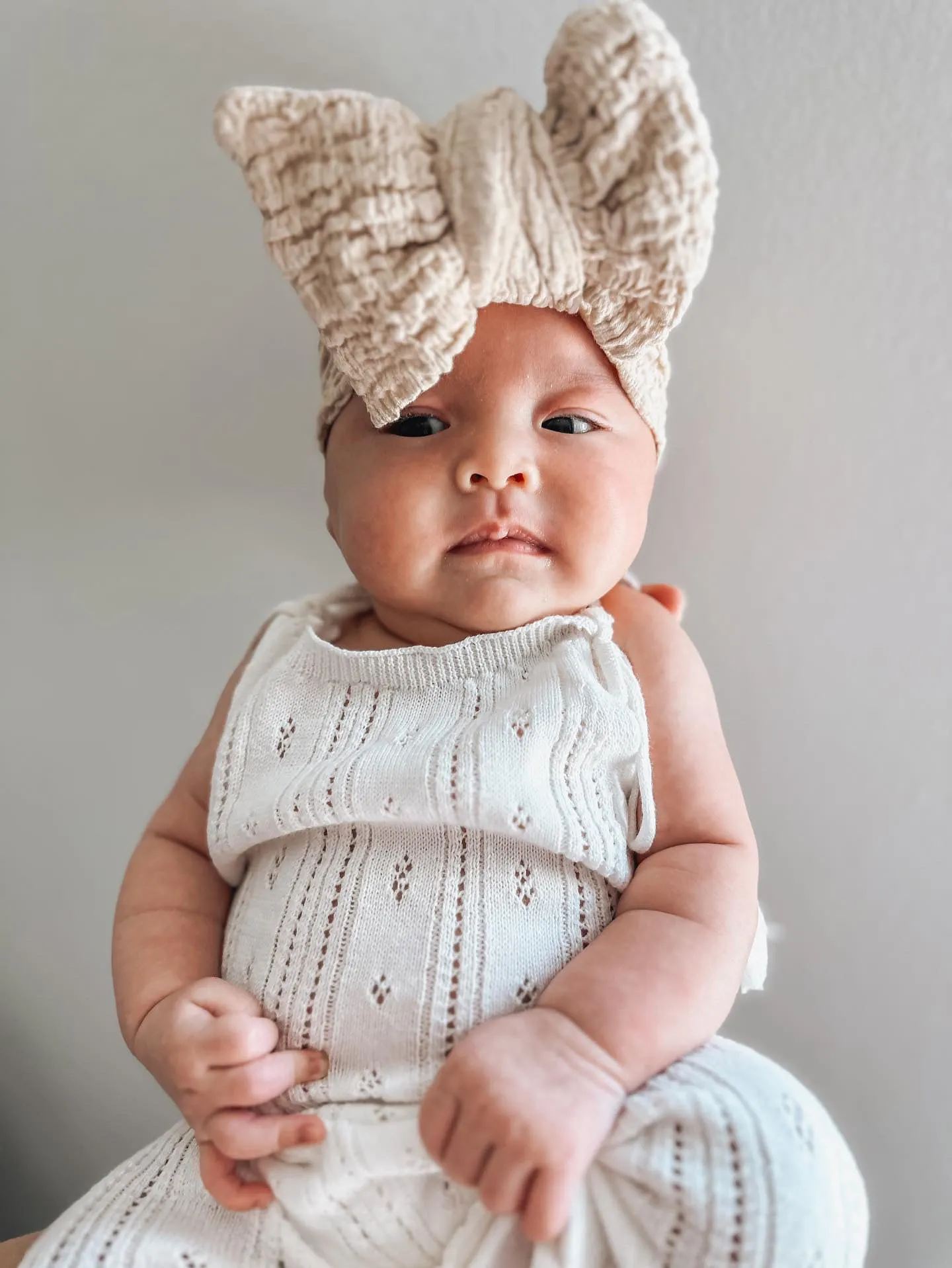 Luna   Luca Pointelle Romper - White