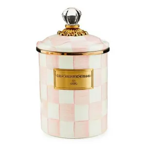 MacKenzie-Childs - Rosy Check Medium Canister