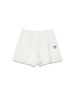 MACKY Golf: Wavy Short Pants - White