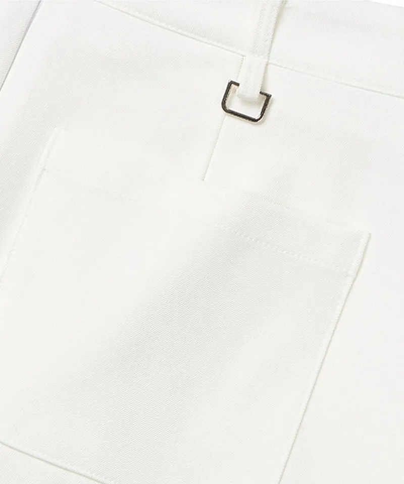 MACKY Golf: Wavy Short Pants - White