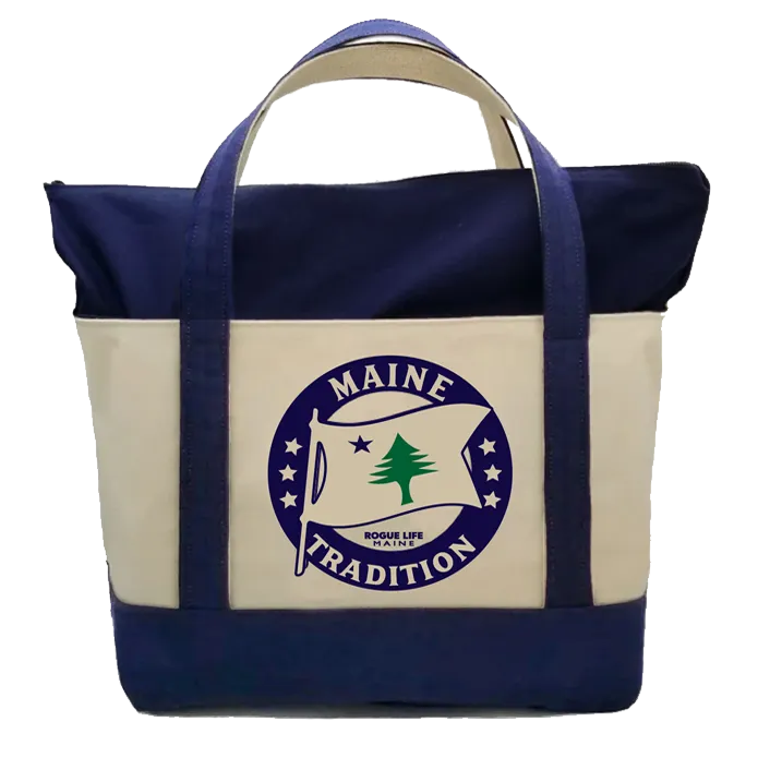 Maine Tradition Flag Tote Bag