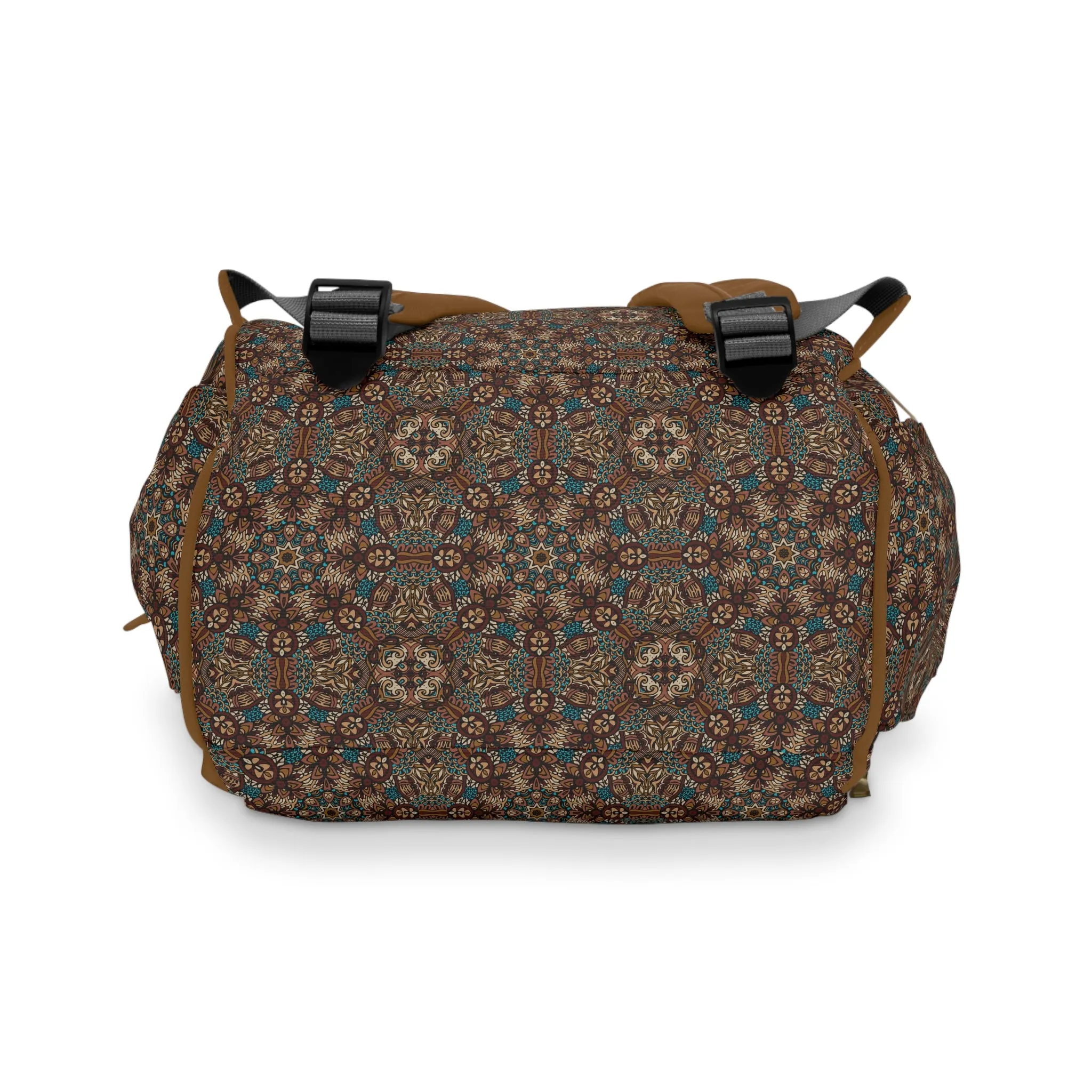 Mandala Diaper Backpack - Artistic & Multifunctional Baby Bag with Mandala Patterns, Ideal for Stylish Parents