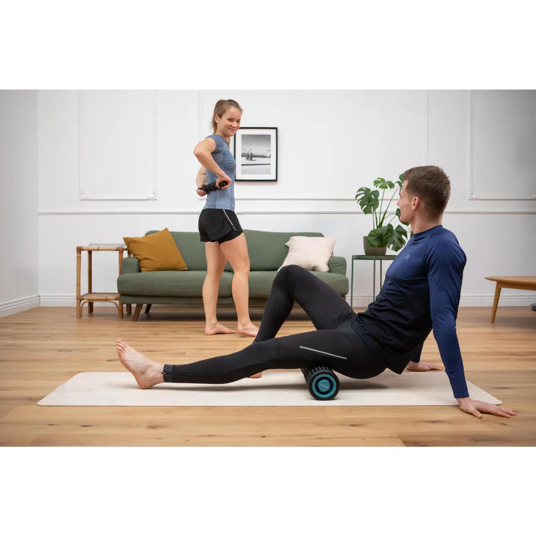 Massage Kit: Massage roller, ball and stick